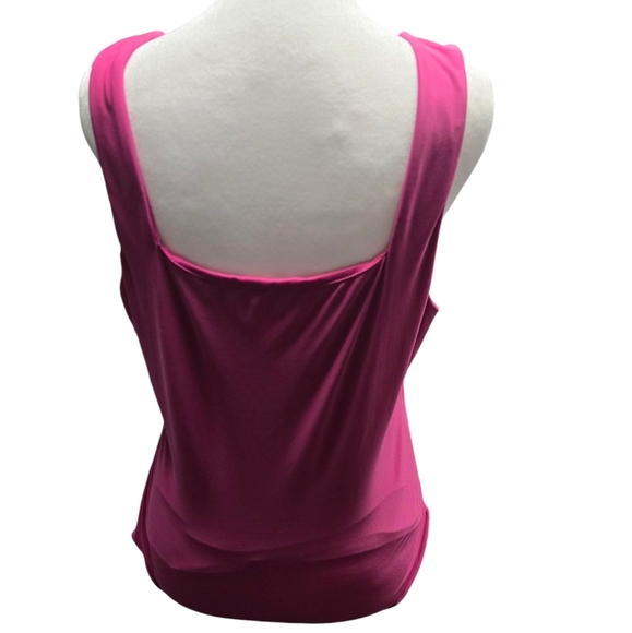 Bright Pink Crop Top Womens Size Large By Meraki - Picture 3 of 4